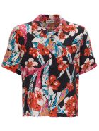 Saint Laurent Lyocell Multicolor Hawaiian Shirt Saint Laurent Lyocell Multicolor Hawaiian Shirt - Multicolor