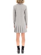 Thom Browne Pleated Mini Dress Thom Browne Pleated Mini Dress - LIGHT GREY (Grey)
