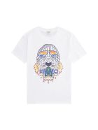 Kenzo Kids Printed Cotton T-shirt Kenzo Kids Printed Cotton T-shirt - White