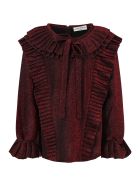 Sonia Rykiel Red T-shirt For Girl With Bow Sonia Rykiel Red T-shirt For Girl With Bow - Red