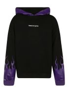 Vision of Super Flame Printed Hoodie Vision of Super Flame Printed Hoodie - Black/Purple