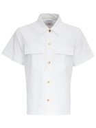 Bottega Veneta Cotton Poplin Shirt Bottega Veneta Cotton Poplin Shirt - White