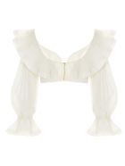 Zimmermann 'the Lovestruck Cropped' Top Zimmermann 'the Lovestruck Cropped' Top - White