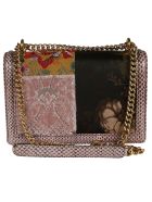 Dolce & Gabbana Heart Plaque Flap Chain Shoulder Bag Dolce & Gabbana Heart Plaque Flap Chain Shoulder Bag - Multicolor