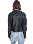 DROMe Leather Jacket In Black Leather DROMe Leather Jacket In Black Leather - black