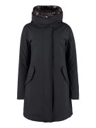 Military Technical Fabric Parka With Internal Removable Down Jacket Woolrich Military Technical Fabric Parka With Internal Removable Down Jacket - Nero