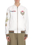 Mr & Mrs Italy Denim Bomber Jacket Mr & Mrs Italy Denim Bomber Jacket - BIANCO