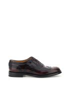 Church's Burwood 5 Brogue Shoes Church's Burwood 5 Brogue Shoes - LT BURGUNDY BLACK (Purple)