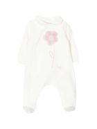 Il Gufo White Romper Il Gufo White Romper - Rosa