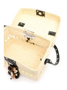 Sensi Studio Wicker Box Bag Sensi Studio Wicker Box Bag - NATURAL BLACK (Beige)