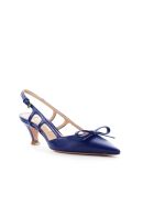 Roberto Festa Alberta Bright Blue Nappa Leather Slingback Pump Roberto Festa Alberta Bright Blue Nappa Leather Slingback Pump - Bluette