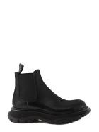 Alexander McQueen Chelsea Tread Ankle Boots Alexander McQueen Chelsea Tread Ankle Boots - Nero