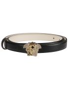 Versace Medusa Logo Buckle Belt Versace Medusa Logo Buckle Belt - Black/Gold