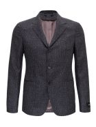 Z Zegna Single-breasted Blazer In Wool Z Zegna Single-breasted Blazer In Wool - Grey