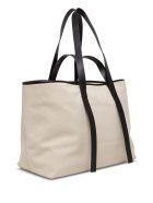 Off-White Tote Commercial Shopper In Canvas Off-White Tote Commercial Shopper In Canvas - Beige