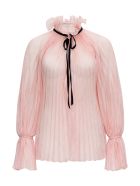 Philosophy di Lorenzo Serafini Pleated Nylon Shirt Philosophy di Lorenzo Serafini Pleated Nylon Shirt - Pink