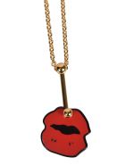Marni Kiss Mark Necklace Marni Kiss Mark Necklace - Red