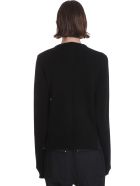 Rick Owens Round Neck Knitwear In Black Wool Rick Owens Round Neck Knitwear In Black Wool - black