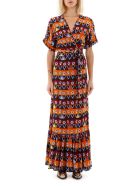 Jessie Western Sun Dance Long Dress Jessie Western Sun Dance Long Dress - ORANGE (Red)