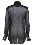 Ermanno Scervino Pattern Embroidered Lace Shirt Ermanno Scervino Pattern Embroidered Lace Shirt - Black