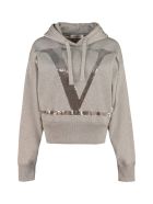 Valentino Cotton Hoodie Valentino Cotton Hoodie - grey