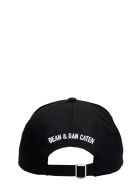 Hats In Black Cotton Dsquared2 Hats In Black Cotton