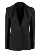 Givenchy Wool Blend Single-breasted Blazer Givenchy Wool Blend Single-breasted Blazer - black