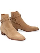Saint Laurent Jodhpur Suede Ankle Boots Saint Laurent Jodhpur Suede Ankle Boots - Beige