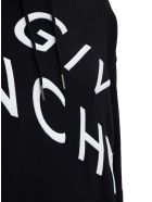Givenchy Black Jersey Hoodie With Refracted Logo Givenchy Black Jersey Hoodie With Refracted Logo - Black