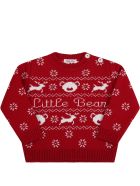 Little Bear Red Sweater For Babykids Little Bear Red Sweater For Babykids - Red