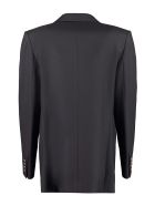Saint Laurent Double-breast Virgin Wool Blazer Saint Laurent Double-breast Virgin Wool Blazer - blue