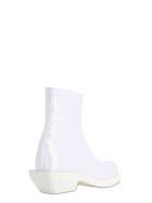 Nylon Ankle Boots MM6 Maison Margiela Nylon Ankle Boots - Bianco