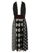Dolce & Gabbana Polka Dot Printed Long Dress Dolce & Gabbana Polka Dot Printed Long Dress - Multicolor