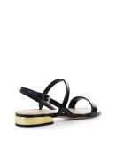 Roberto Festa Boita Ibiza Black Flat Sandal Roberto Festa Boita Ibiza Black Flat Sandal - Nero