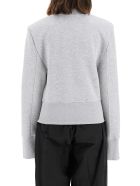 Kenna Sweatshirt With Shoulder Pads The Attico Kenna Sweatshirt With Shoulder Pads - Melange