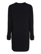 Love Moschino Logo Print Cotton Sweatdress Love Moschino Logo Print Cotton Sweatdress - black