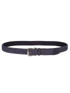 Blue Suede Belt Tod's Blue Suede Belt - DEEP BLUE