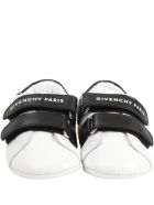 Givenchy White Shoes For Babykids With Logo Givenchy White Shoes For Babykids With Logo - White