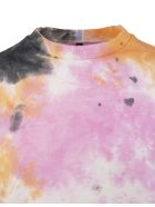 Genesis Ii Woman Sweatshirt With Tie-dye Print McQ Alexander McQueen Genesis Ii Woman Sweatshirt With Tie-dye Print