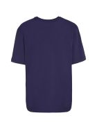 Love Moschino Logo Print Cotton T-shirt Love Moschino Logo Print Cotton T-shirt - blue