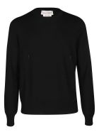 Alexander McQueen Black Wool Jumper Alexander McQueen Black Wool Jumper - Black