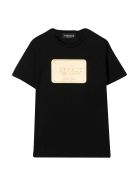Black T-shirt Young Versace Black T-shirt - Nera