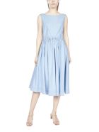 Marni Buttoned Stretch Cotton Dress Marni Buttoned Stretch Cotton Dress - Zaffiro