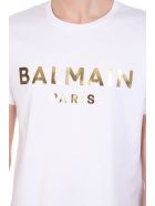 Balmain T-shirt In White Cotton Balmain T-shirt In White Cotton - Bianco