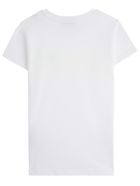 Jersey T-shirt With Fluo Logo Print Moncler Jersey T-shirt With Fluo Logo Print