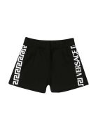 Young Versace Black Shorts Young Versace Black Shorts - Nero/bianco