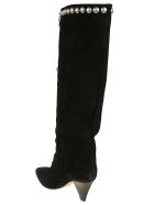 Isabel Marant Velvet Studded Boots Isabel Marant Velvet Studded Boots - Black