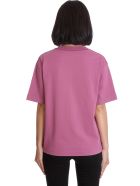 Acne Studios Edie Stamp T-shirt In Viola Cotton Acne Studios Edie Stamp T-shirt In Viola Cotton - Viola