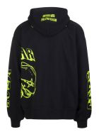 GCDS Black Cotton Hoodie GCDS Black Cotton Hoodie - Nero