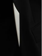 Haider Ackermann Contrast Trim Blazer Haider Ackermann Contrast Trim Blazer - BLACK WHITE